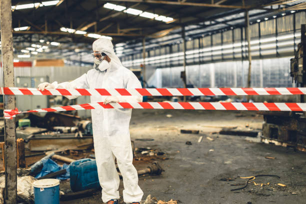Professional Hoarding Cleanup technician working in Spring Lake, NC